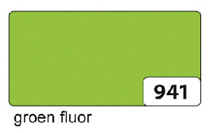 Folia Paper - Etalagekarton Folia 1-zijdig 48x68cm 380gr nr941 fluor groen