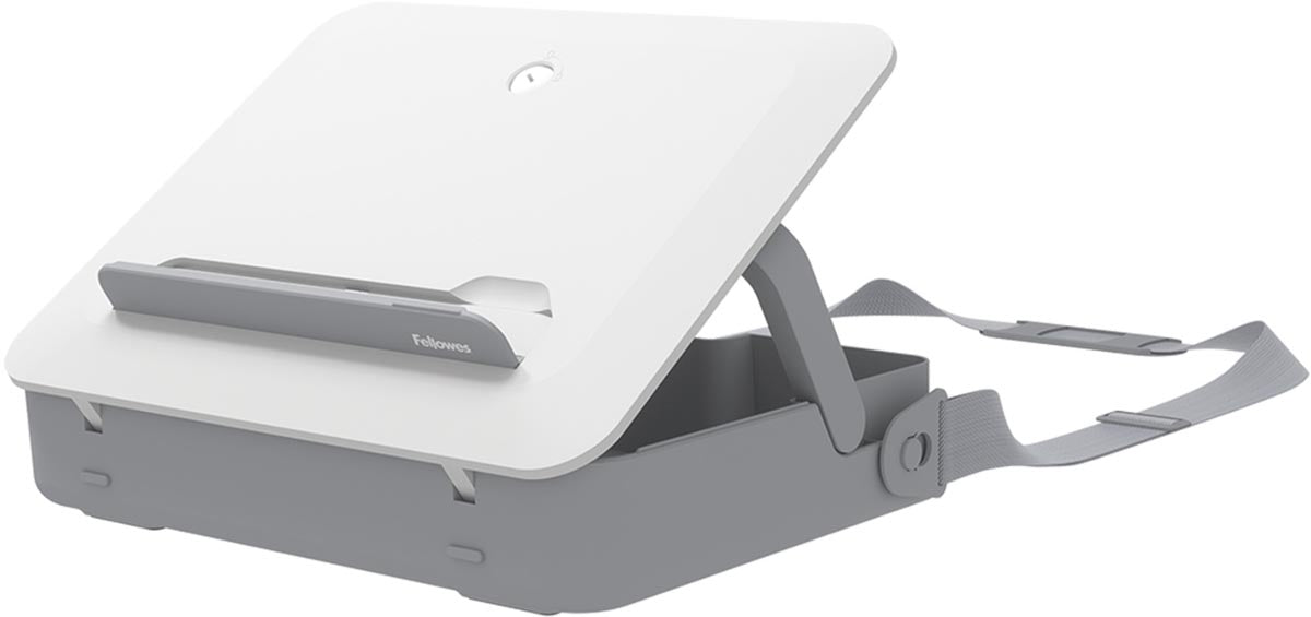 Fellowes - Sac d'ordinateur portable BTA, avec stand d'ordinateur portable, blanc