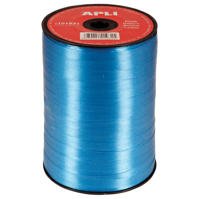 APLI - Dekoratives Band 7 mm x 500 m, blau