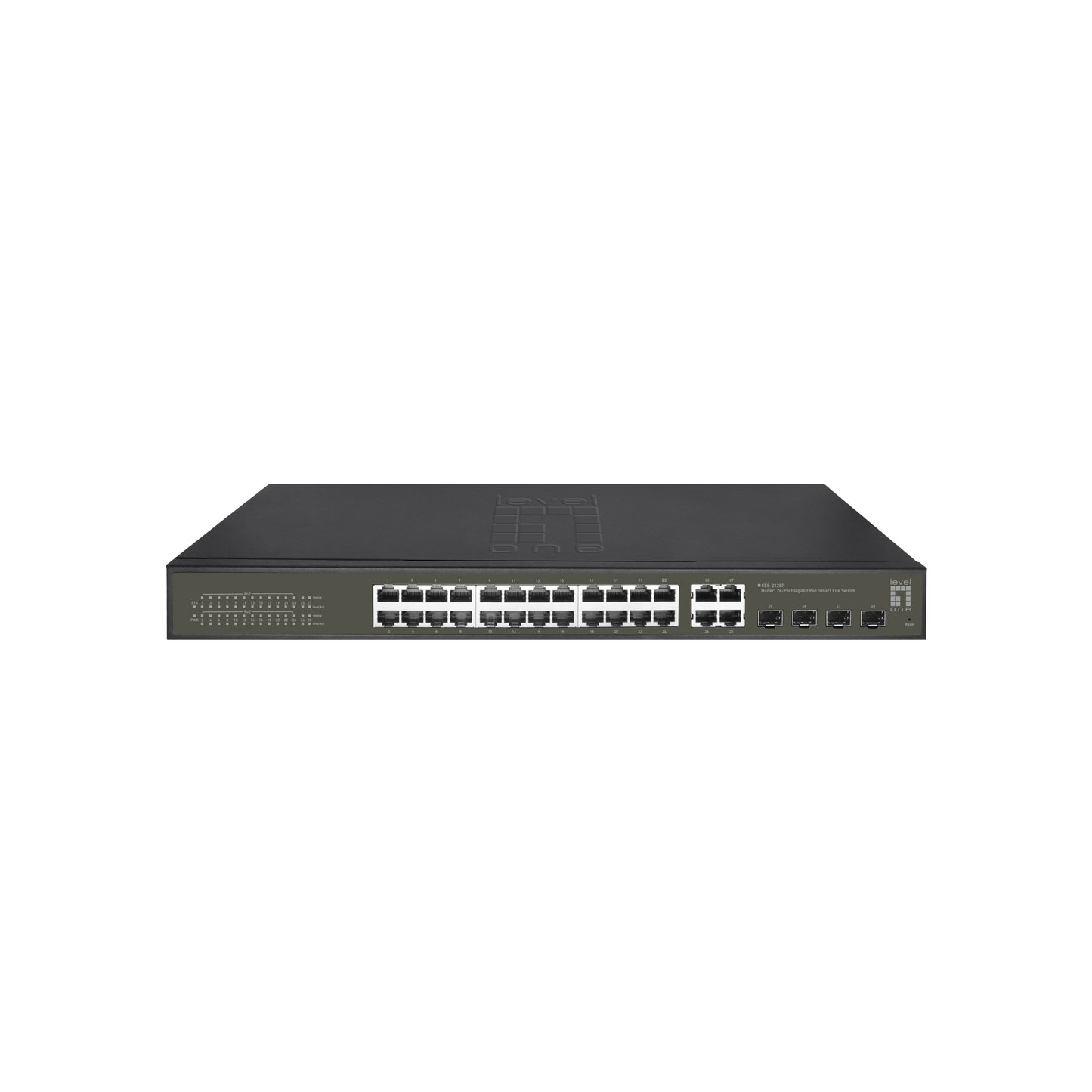 LEVEL ONE -  LevelOne GES-2128P netwerk-switch Managed L2 Gigabit Ethernet (10/100/1000) Power over Ethernet (PoE) Zwart