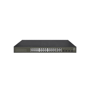 LEVEL ONE -  LevelOne GES-2128P netwerk-switch Managed L2 Gigabit Ethernet (10/100/1000) Power over Ethernet (PoE) Zwart