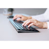 CHERRY -   KW 9100 SLIM toetsenbord Universeel RF-draadloos + Bluetooth QWERTZ Duits Zwart