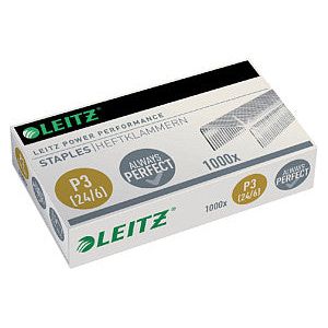 Leitz - Staples P3 24/6 verzinkt 1000 Stücke | 100 Stück