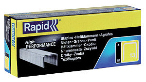 Rapid - Dunne Staples Nr. 13/6, verzinkt, Schachtel mit 5000 Teilen