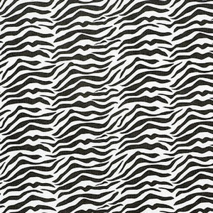 Klika -  Cadeaupapier Geschenkpapier Zebra on white ribbed 30 cm