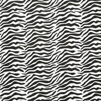 Klika - Papier cadeau Papier cadeau Zèbre sur blanc nervuré 30 cm