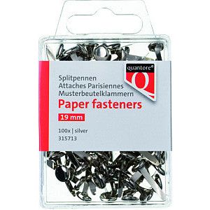 Quantore - Splitpen Blister 19 mm argent | 10 pièces