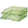 Han - Corbeille à courrier C4 vert transparent