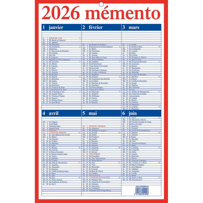 Aurora - Memento 10 Französisch 2026