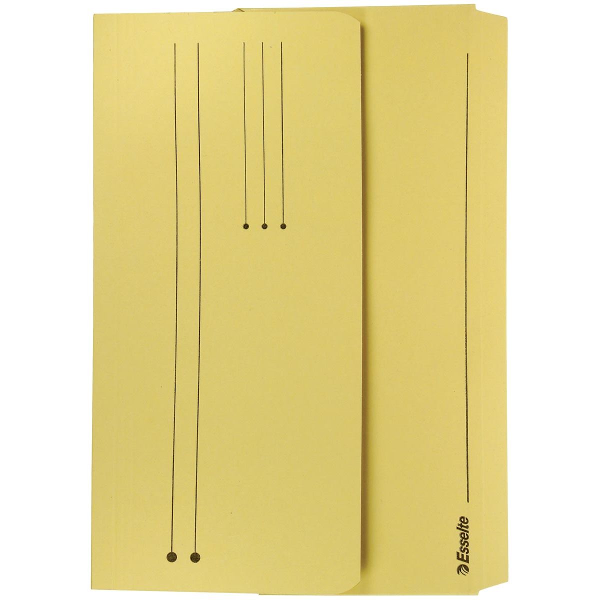 Esselte -  documentenmap Pocket File geel