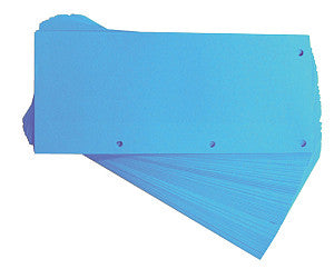 Oxford - Partition Strip Duo 240x105mm Blau 60 Stücke