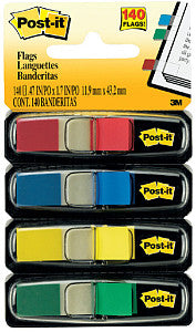 Post-it - Indextabs post-it 6834 11.9x4.1mm assorti | 6 stuks