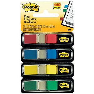 Post -it - Indextabs 6834 11.9x43.1mm Assorti | 6 pièces