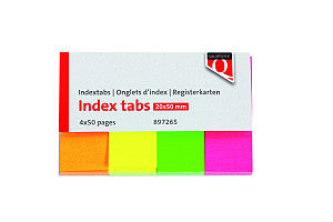 Quantore - INDEXTABS 20x50mm Neon | 3 Stücke