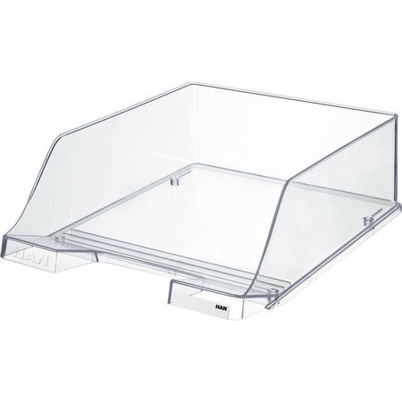 Han - corbeille à courrier XXL Crystal, transparent