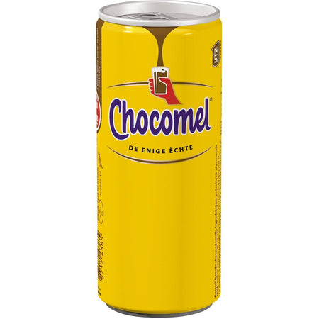 Chocomel -  chocolademelk, blik van 25 cl, pak van 24 stuks