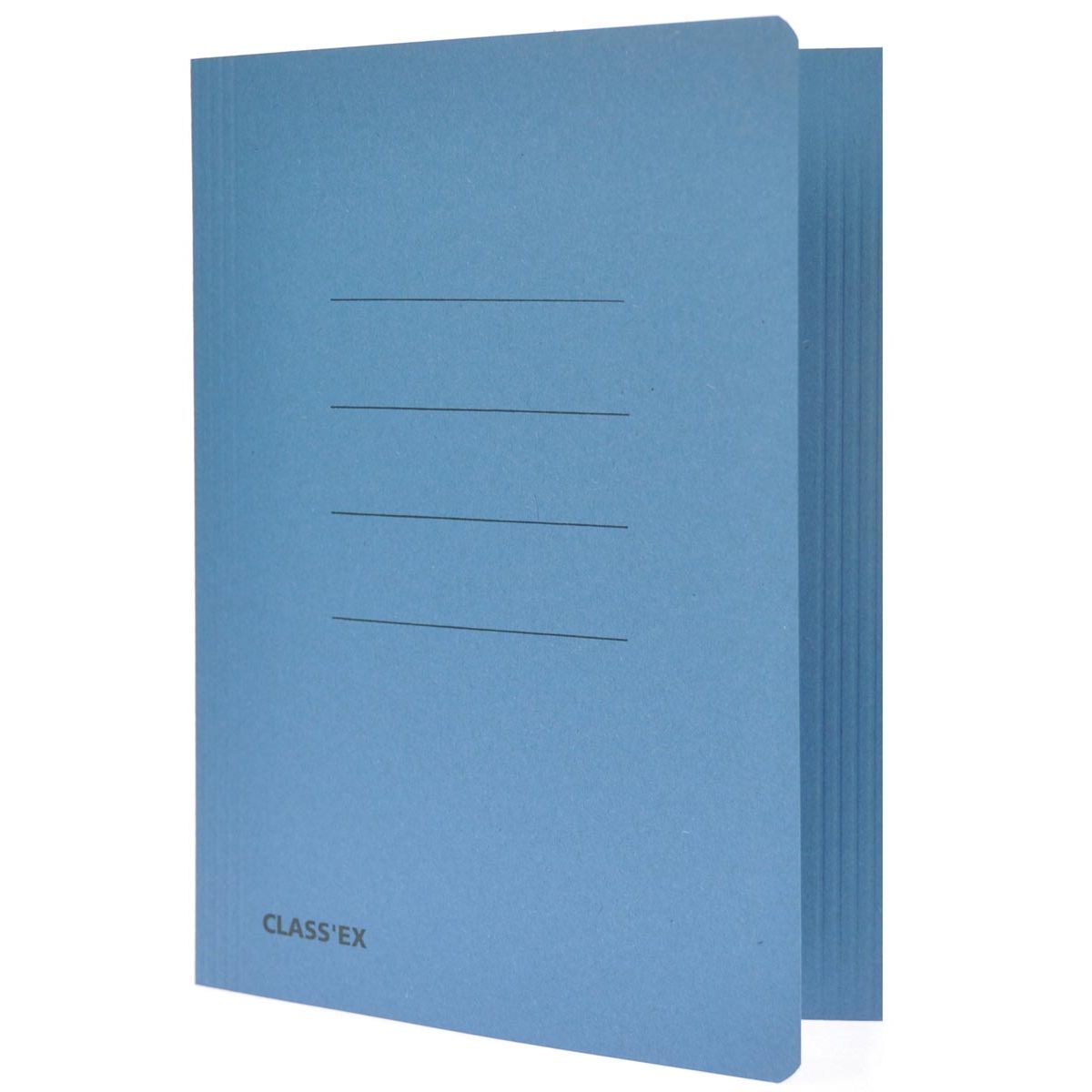 Classex - Classeur Class'ex, 3 rabats pi 18,2 x 22,5 cm (pour carnet pi), bleu