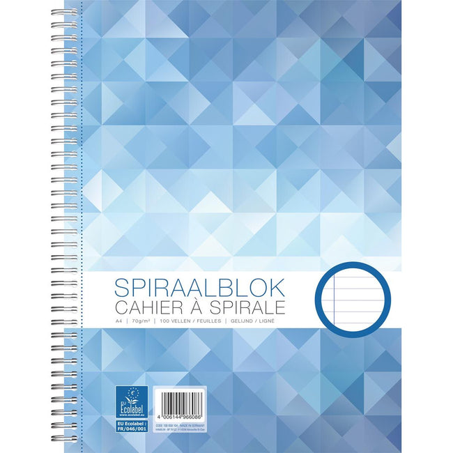 Arbeit - Arbeit, Spiralschrift, ft A4, 70 g, gesäumt, 200 Seiten