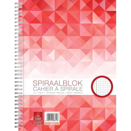Work - Bloc spirale A4 diamant 5x5mm 100 feuilles 70gr
