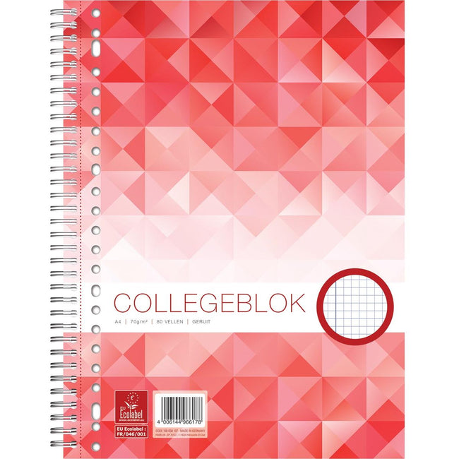 Work - bloc-notes A4 vérifié 80 pages, 23 trous