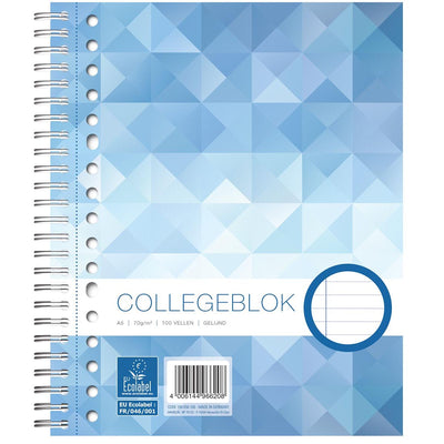 Work -   Collegeblok, ft A5, 17-gaats, gelijnd, 160 bladzijden