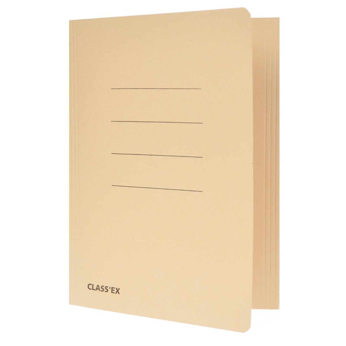 Classex - Classeur Class'ex, 3 rabats ft 18,2 x 22,5 cm (pour carnet ft), gemmes