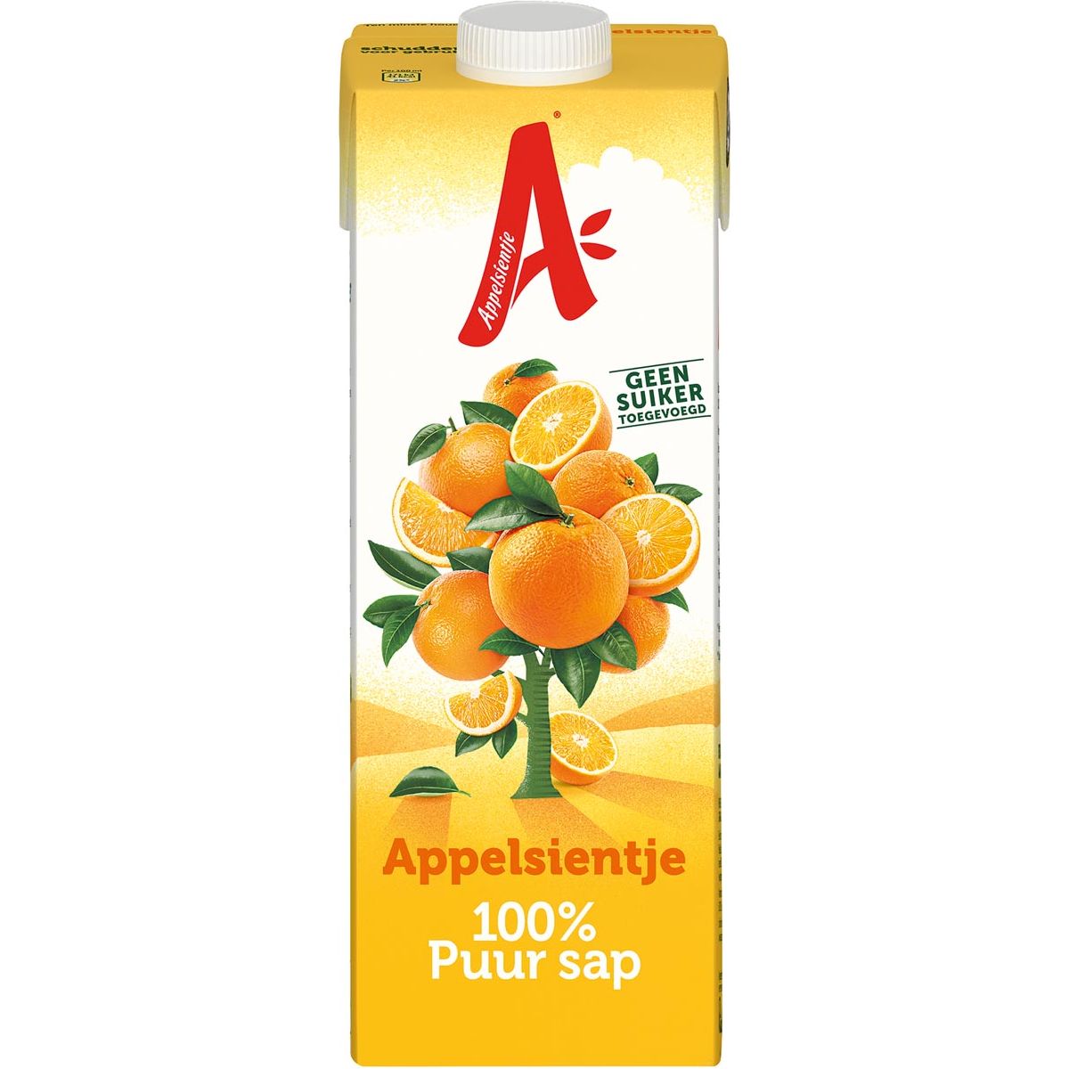 Appelsientje - Orangensaft 1 l, Packung von 12 Teilen