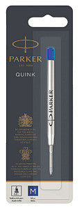 Parker - GelsRight Flat Quink Medium Blue Blister de 1 morceau