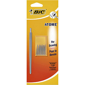 Omleekpen Holder Bic atome Blister avec 6 points supplémentaires