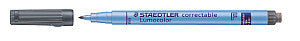 Staedtler - Viltstift Lumocolor 305 non permanent correctable F zwart