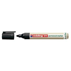 Edding - Permanent marker Ecoline e-21 zwart