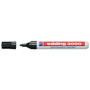 Edding - Viltstift  3000 rond 1.5-3mm zwart | 600 stuks