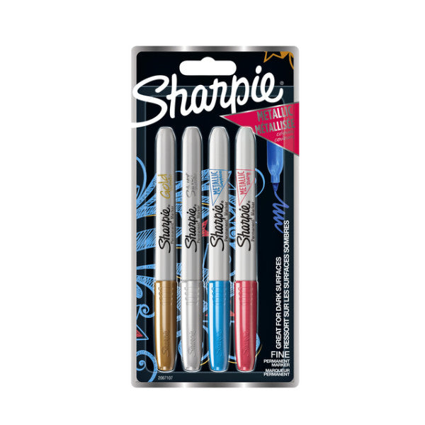 Sharpie - Viltstift ie 0.9mm mtl goud/zilver/ruby/saph