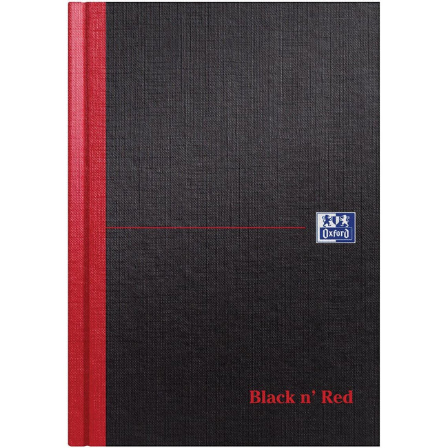 Oxford - Carnet Black n' Red A5 ligne 96 feuilles