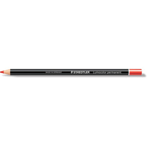 Staedtler - crayon Lumocolor permanent glasochrom, rouge