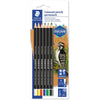 Staedtler - Crayon de couleur permanent Lumocolor, blister de 6 couleurs