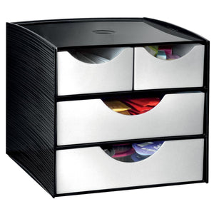 Take A Break by CEP -   ladenblok voor koffiehoek, ft 18,6 x 18,5 x 17,5 cm, zwart/grijs