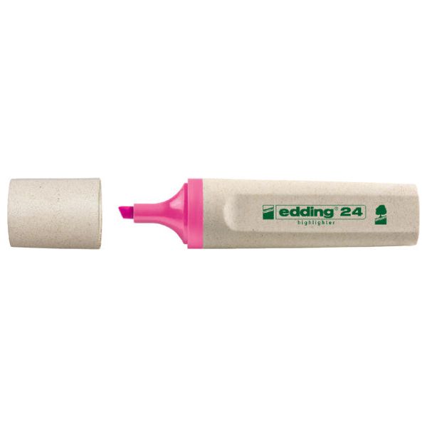 Edding - Markeerstift edding 24 eco 2-5mm roze | 10 stuks