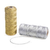 Cordon flashy 1,5mm x 25 mètres sur rouleau d'argent