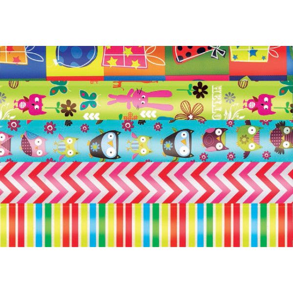 Verpackungspapier Haza Kids Colors 200x70cm Assorti