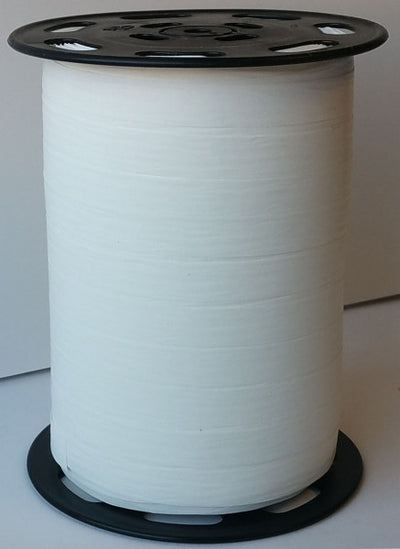 Ruban à friser aspect papier 10mm x 250 mètres couleur 51 Blanc