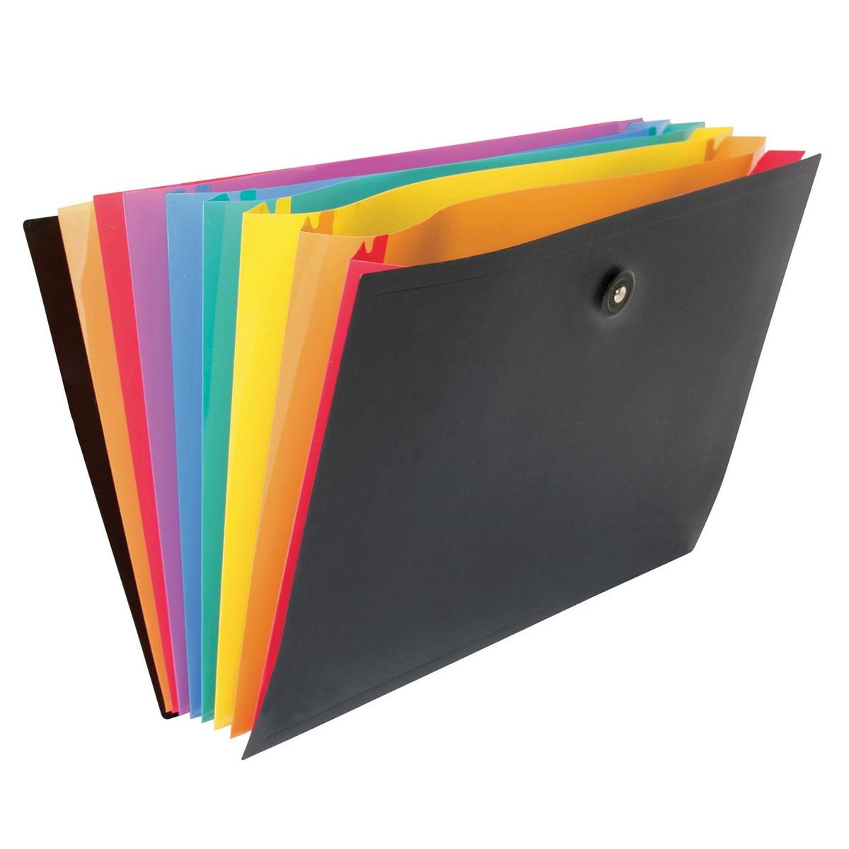 Viquel - Rainbow Class front binder, horizontal model with 8 compartments