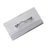 Klika -  Badge transp met speld 60x40 mm 10 stuks