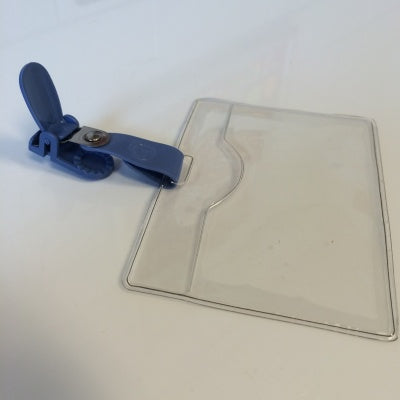 Klika -  Badge met clip 105x72 mm 25 stuks