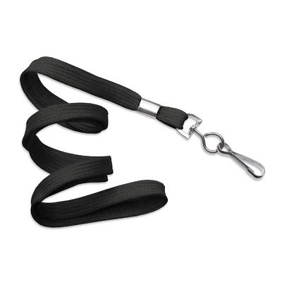 Klika -  Keycord met metalen haak, br 10mm zwart