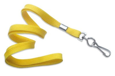 Klika -  Keycord met metalen haak, br 10mm geel