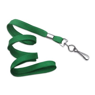 Klika - Lanyard avec crochet en métal, largeur 10mm vert
