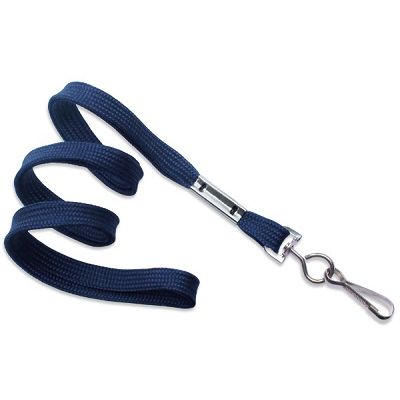 Klika -  Keycord met metalen haak, br 10mm donkbl