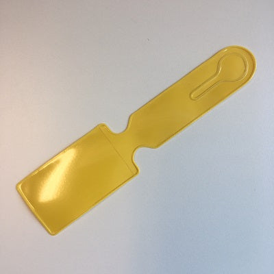 Klika -  Kofferlabel 55x230mm geel insteek 250st
