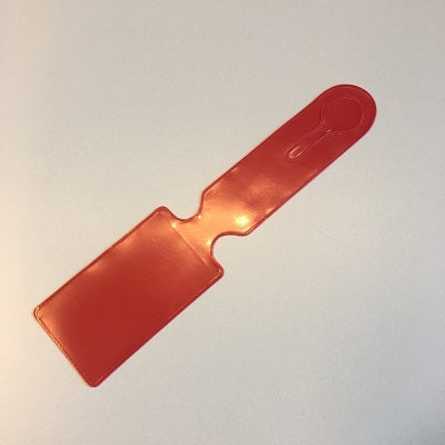 Klika - Kofferetikett 55x230mm rote Einlage 250 Stk